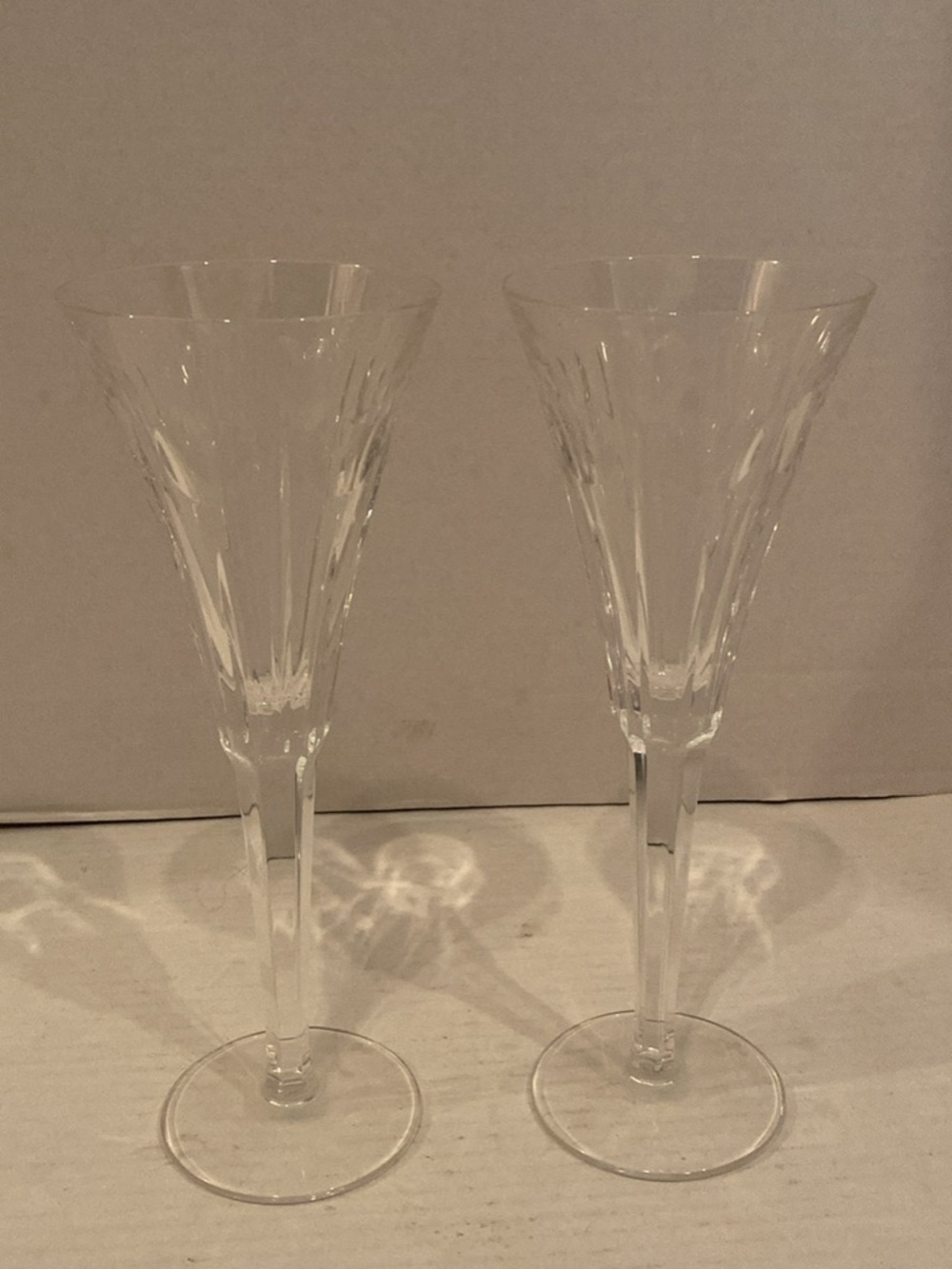 Waterford Clear Crystal Fluted Champagne/Shoooter